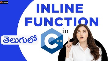 Inline Function in c++ | c++ in Telugu | c++ tutorials in telugu