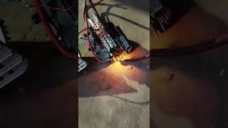 Запустил ТДКС на IRF740. Подпишись и лайк поставь :) #electronics #highvoltage #soldering