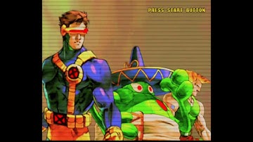Amingo Cyclops Guile   Marvel vs Capcom 2 Dreamcast