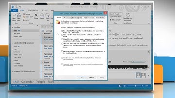 How to add names to the Junk E-mail Filter lists Microsoft® Outlook 2013 in Windows® 8.1