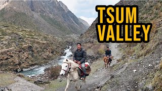 Tsum Valley  Tibetan Village in the Himalayas of Gorkha, Nepal