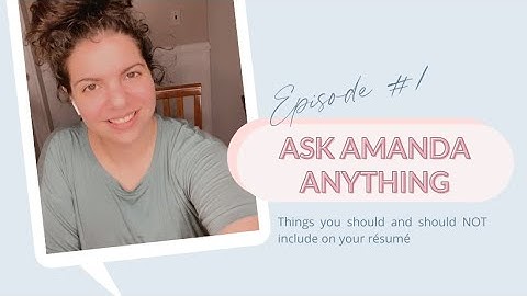 References vs Letters of Recommendation - 💬  Ask Amanda Anything Ep. #1