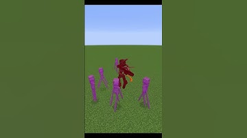 Mutant Wither Skeleton vs Mutant Enderman [Minecraft Mob Battle] #Shorts