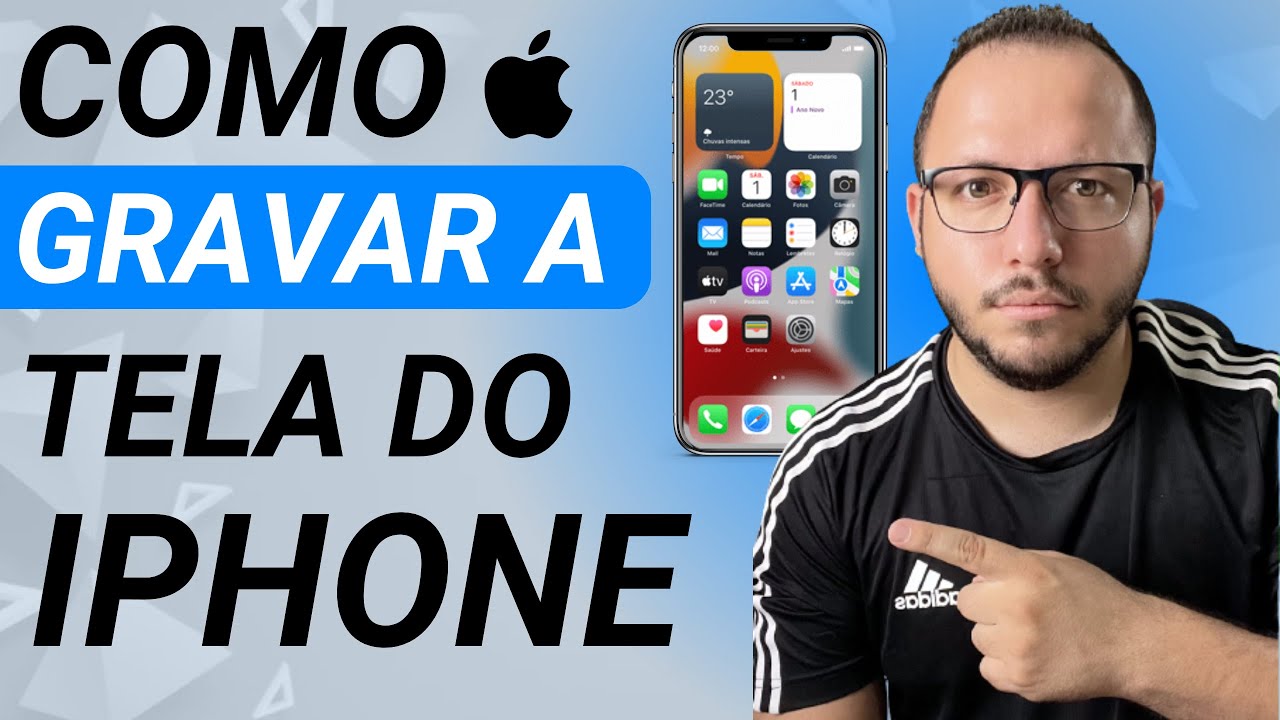 COMO GRAVAR a TELA de QUALQUER IPHONE sem APLICATIVO com SUA VOZ - YouTube