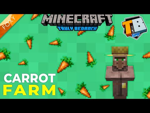 Thumbnail For One Chunk CARROT FARM | Truly Bedrock Season 2 [33] | Minecraft Bedrock Edition 1.16.2