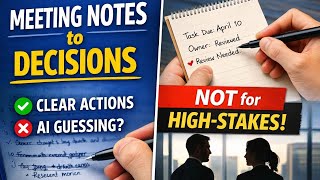 Turn Meeting Notes Into Clear Decisions Using AI @PracticleAIWorkflow