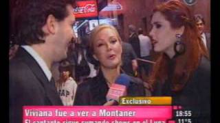 Viviana Canosa fue a ver a Ricardo Montaner