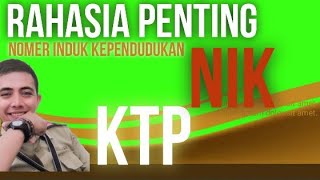 RAHASIA DIBALIK NIK E KTP