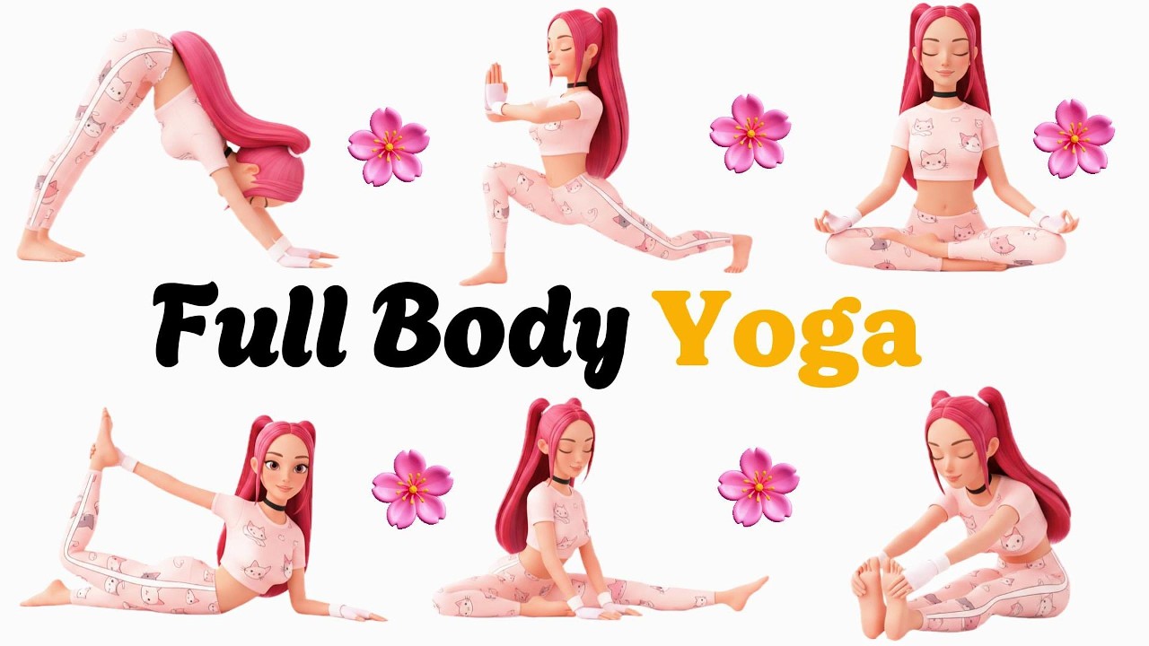 Full Body Yoga with Mira | Yoga for Children | Toning Flow | Kpop Demon Hunters Kids Yoga