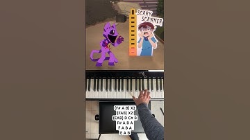 Scary Scanner - DogDay x CatNap (Poppy Playtime 3 Animation)(Piano Tutorial)