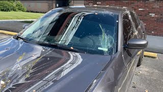 SOMEBODY EGGED MY CAR 😢 #Denerro #Denerro317