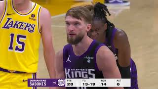 Domantas Sabonis | All Shots & Rebounds | SAC @ LAL | 11.15.23 | 29 PTS, 16 REBS