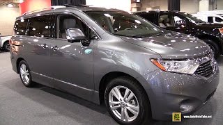 2015 Nissan Quest Platinum  Exterior and Interior Walkaround  2015 New York Auto Show