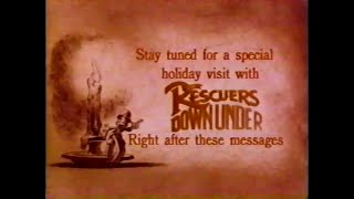 The Rescuers Down Under - 1990 Behind The Scenes Segment From Mickeys Christmas Carol