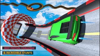 Extreme 3D Car Stunts : GT Racing Crazy Tracks Andriod GamePlay screenshot 2