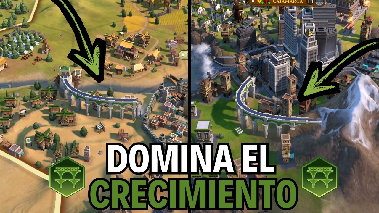 Acueducto en CIV VI | Guía Completa (Crecimiento & Vivienda)