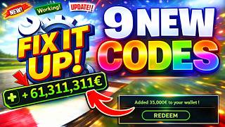 Updatecode Fix It Up Roblox Codes March 2026 - Fix It Up Codes