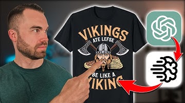 AI T-Shirt Design Made EASY: Ideogram + ChatGPT Tutorial!
