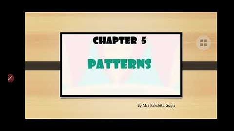 Class 2||Chapter 5 ||Patterns || Maths || Ncert