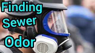 How I find sewer gas smell.