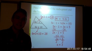 Geometry Chapter 5-1 Midsegments of Triangles