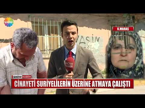 Cinayeti Suriyelilerin üzerine Atmaya çalıştı
