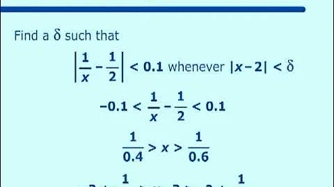 Precise Definition of a Limit