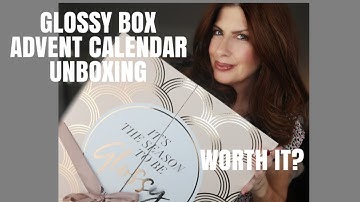 GLOSSY BOX BEAUTY ADVENT CALENDAR UNBOXING 2019