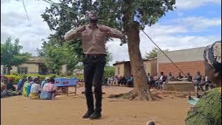 Rev Alexander Kambiri preaching at the funeral his uncle in Mitundu- Lilongwe