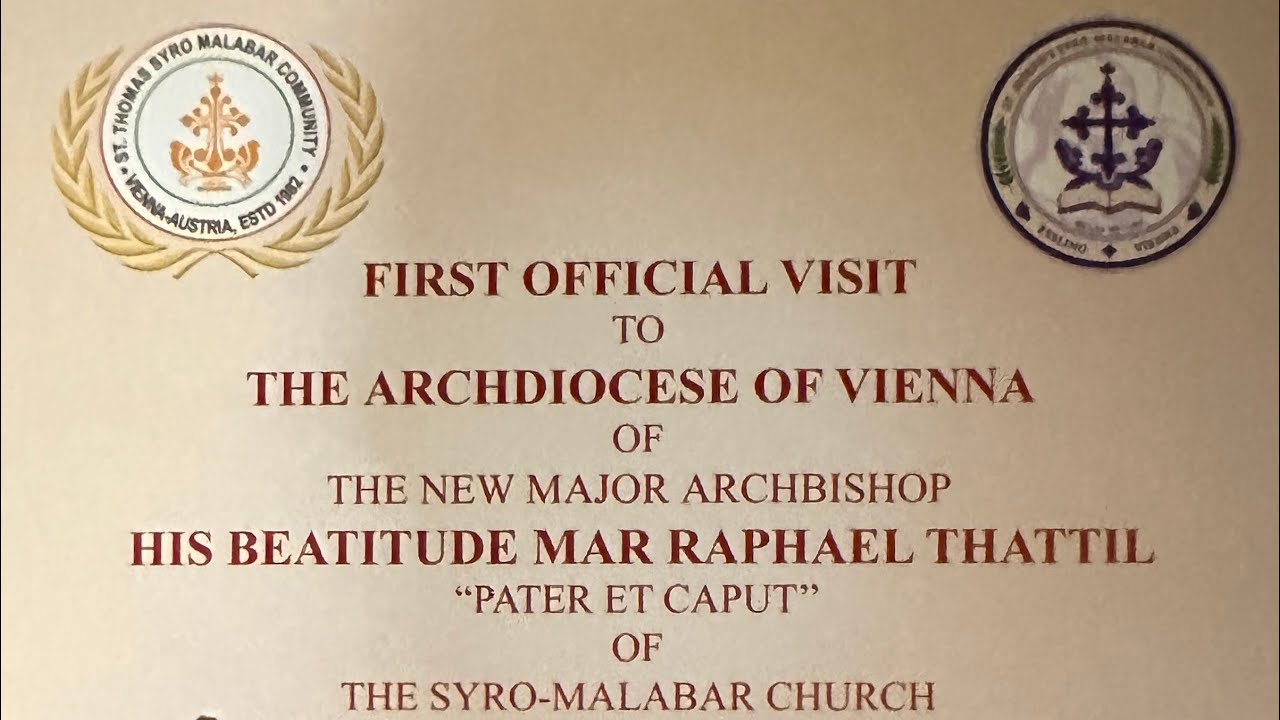 His Beatitude Mar Raphael Thattil In St. Stephen’s Cathedral Vienna ...