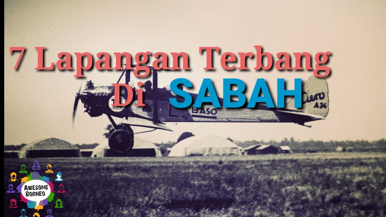 7 lapangan terbang di sabah