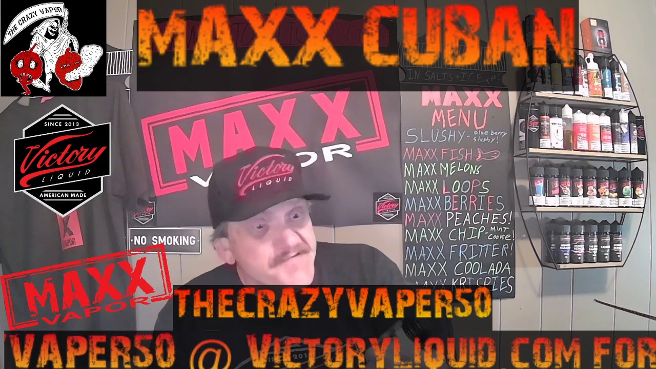 MAXX VAPOR CUBAN JUICE REVIEW
