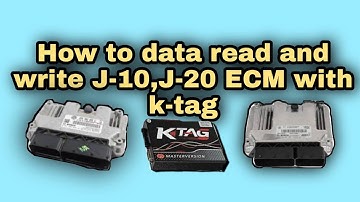 J10 J20 ECM data read and write with k-tag