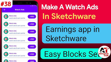 #38 How to make watch ads in Sketchware, how to make earnings app in Sketchware, earnings app