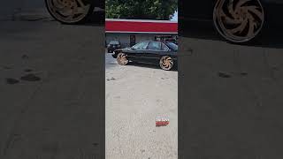 90s Chevrolet Impala SS sittin on some 26s MTW Rose Gold Wheels