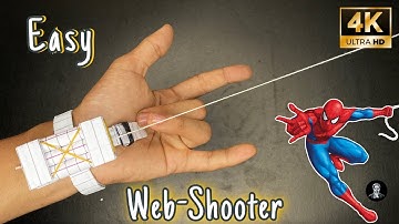 How to make SpiderMan web shooter with paper easy | Spider-Man web shooter making | paper craft