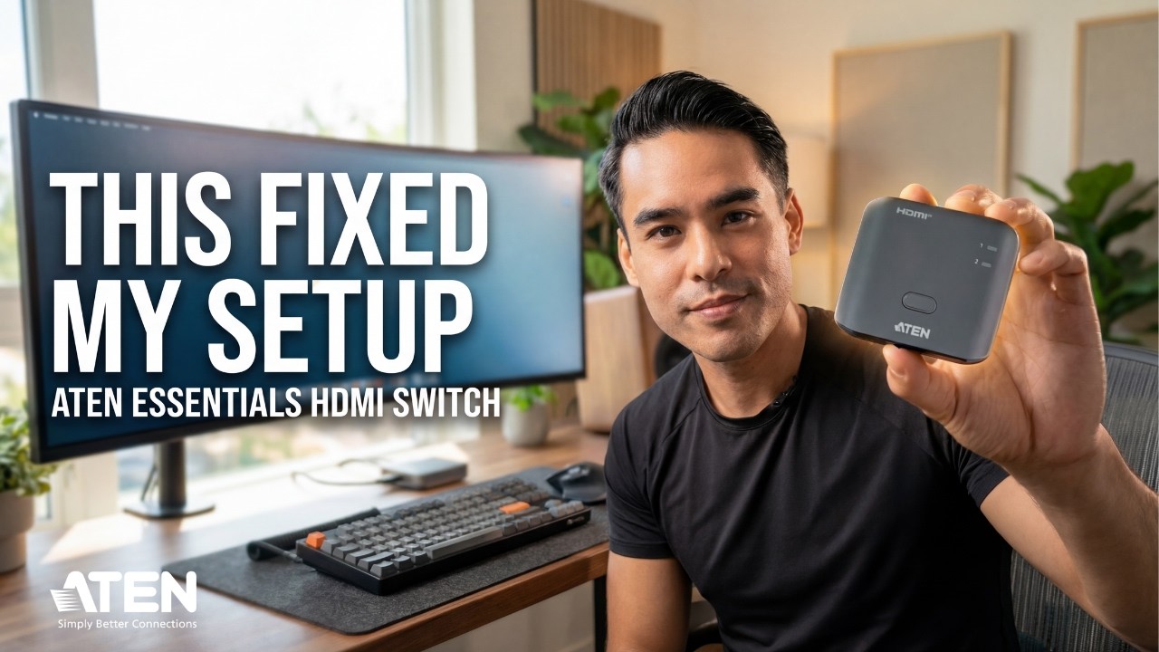 HDMI-переключатель ATEN essentials 8K | Мгновенное переключение AV-сигнала. Никаких хлопот.