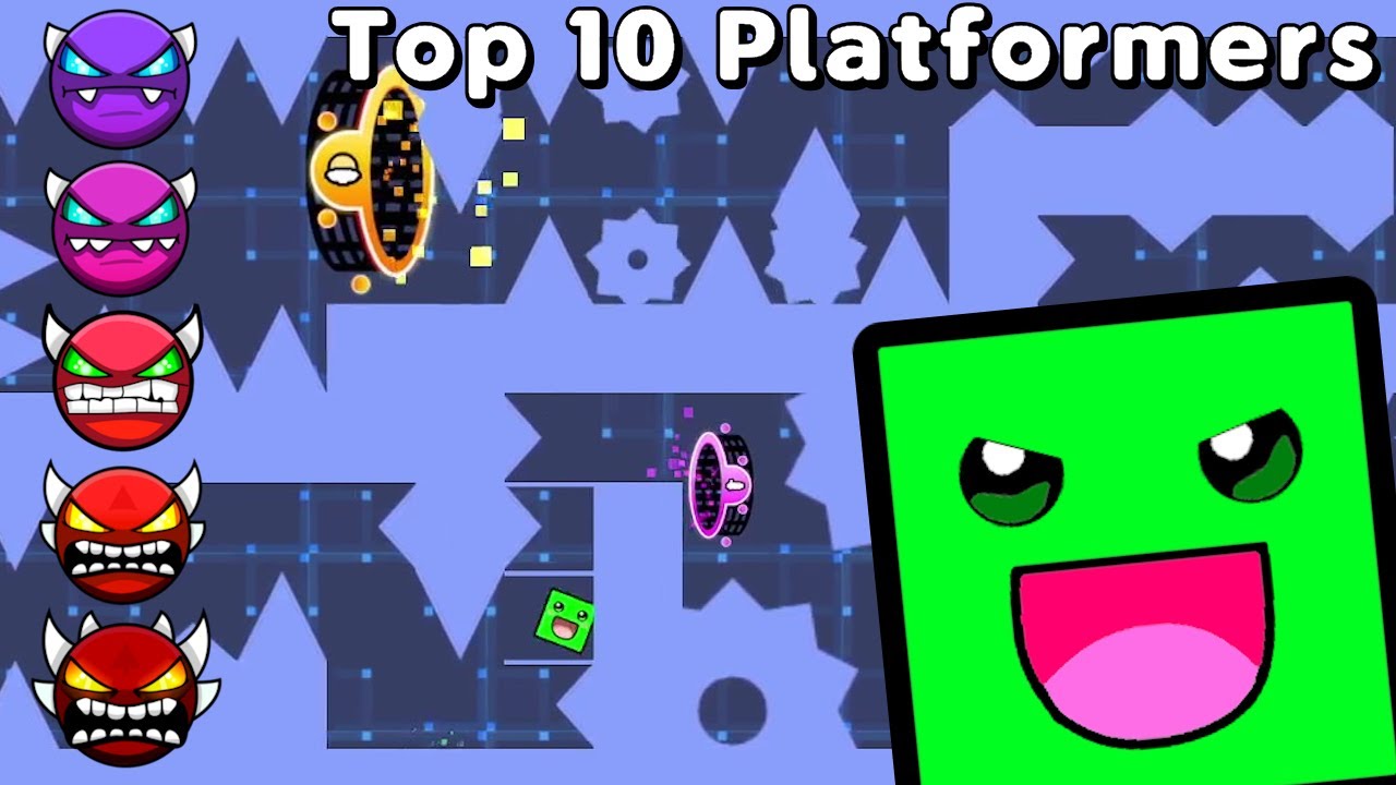 Beating Top 10 Demon Platformers of each difficulty | Geometry Dash ...