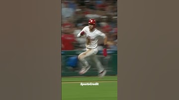 Trea Turner recreates his Iconic Slide 😎😏#crazy #viral #mlb #shorts #SportsCredit