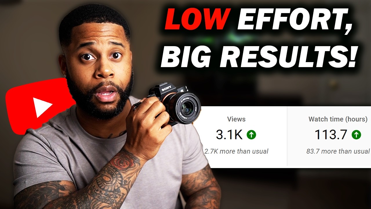 The Lazy YouTube Growth Strategy (That Actually Works) - YouTube