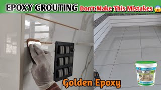 Epoxy Grouting करने का सही तरीका क्या  है || How To Fill Epoxy Grout In Wall And Floor Tiles ?