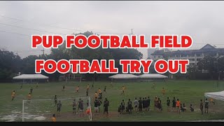 PUP Football Team try out