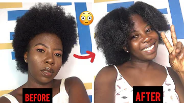 HOW TO: EASY NO-HEAT BLOWOUT ON NATURAL HAIR || ADJOA SLAY