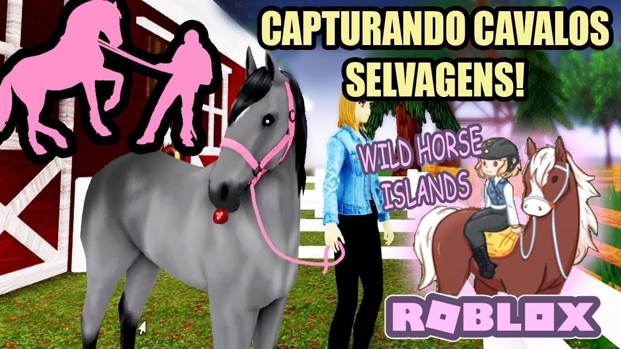 CAPTURANDO CAVALOS SELVAGENS COM A ÉGUA RECEM DOMADA! roleplay #7 - wild horse islands