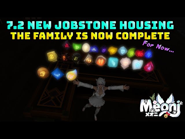 FFXIV: New Job Stone Housing Items! - The set is finally complete