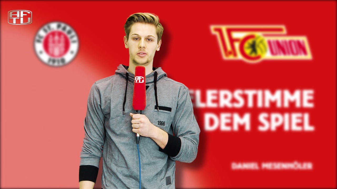 Daniel Mesenhöler vor dem Spiel gegen St. Pauli unioncom