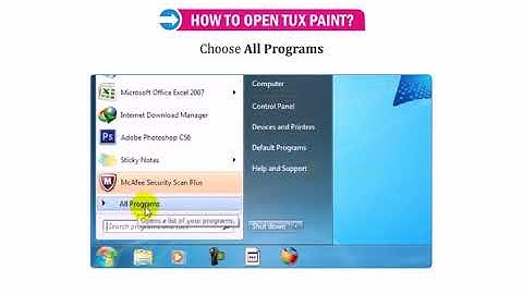 Class-4 ch-4 Tux Paint  (How to open tux paint?)