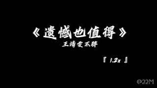 遗憾也值得 1.2x —— 王靖雯不胖