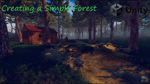 💥 Create a Simple Forest🌴: Horror Game 🎃 In Unity:Timelapse⏳ 💥