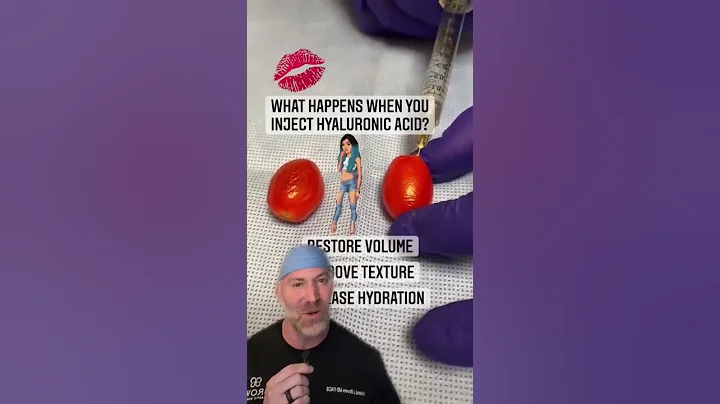 Injecting Tomatoes Lip Filler 👄 #shorts